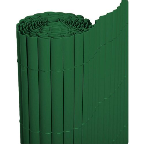 Cañizo-PVC-verde-media-caña-separación-ocultación-decoración-valla-jardín-hogar