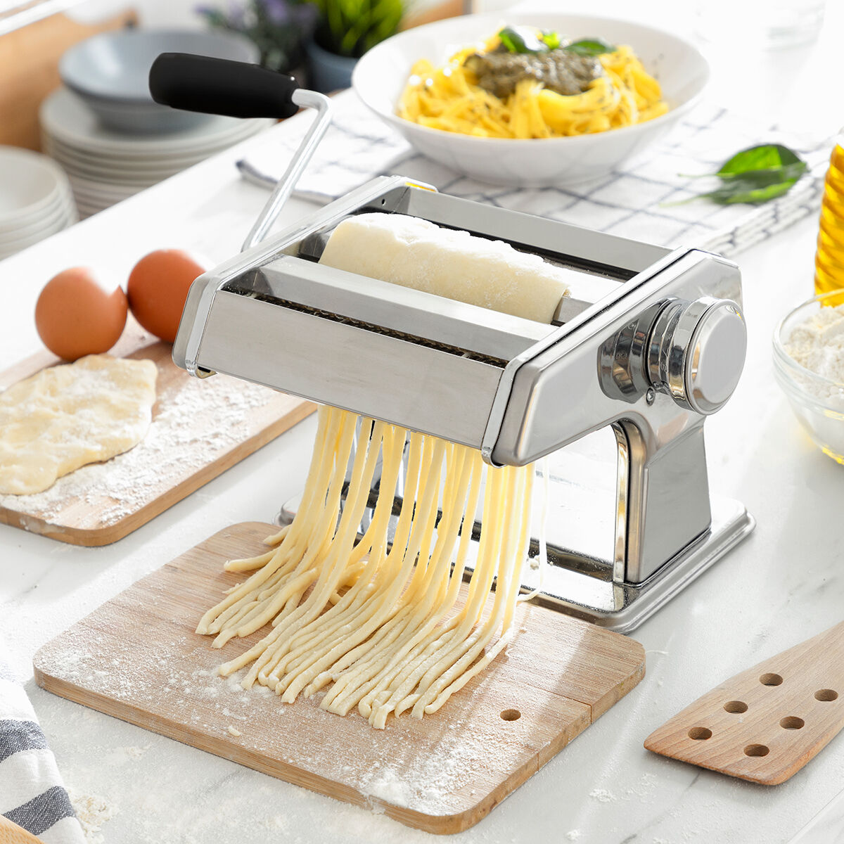 Máquina para Hacer Pasta Fresca con Recetas Frashta InnovaGoods - Gardeneas